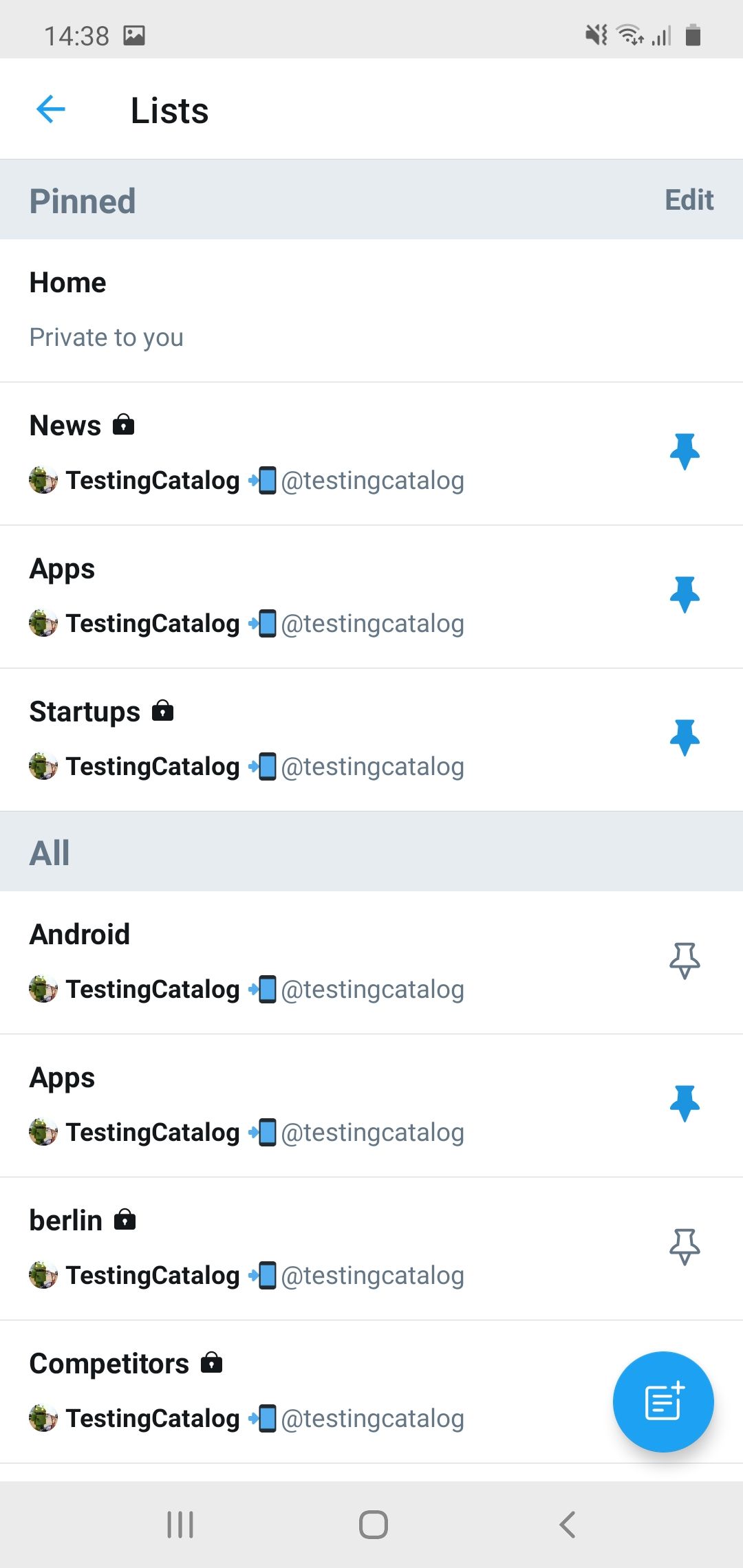 Twitter's latest alpha and beta updates add quick access to lists from