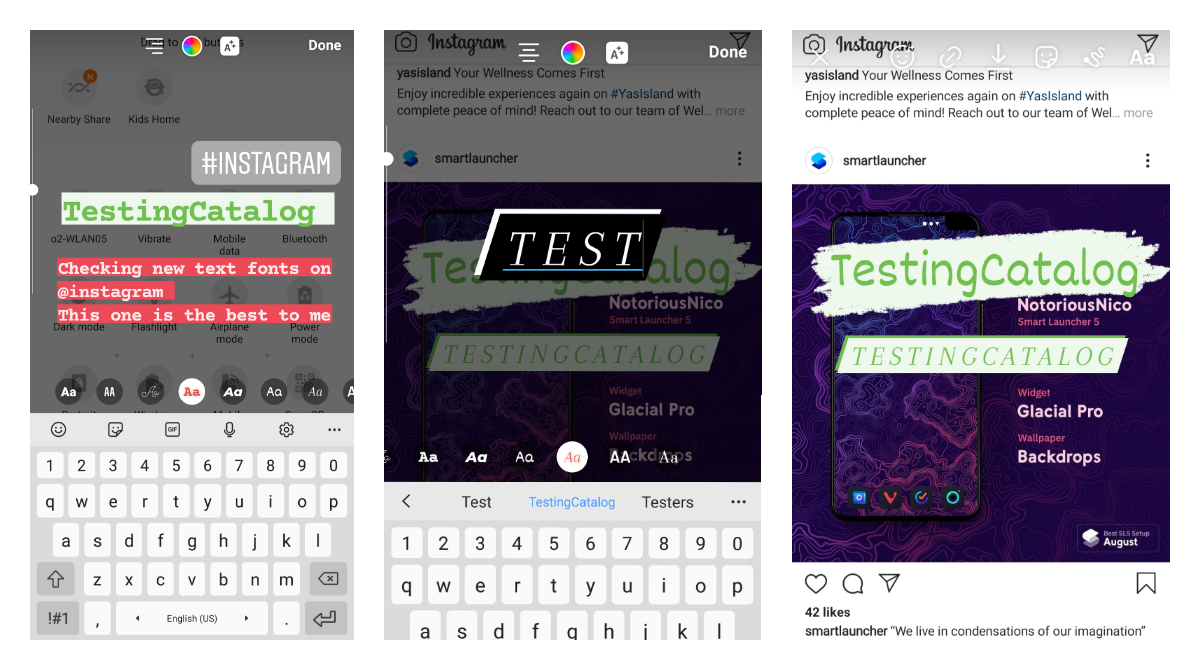 Với 8 font chữ Instagram mới được ra mắt năm 2024, bạn sẽ chắc chắn sẽ tìm thấy một loại font chữ ưa thích cho bức ảnh hoặc video của mình. Tất cả các font chữ đều được thiết kế để thể hiện được tính cách riêng của bạn, với hy vọng mang đến trải nghiệm truyền tải thông điệp một cách mạnh mẽ.