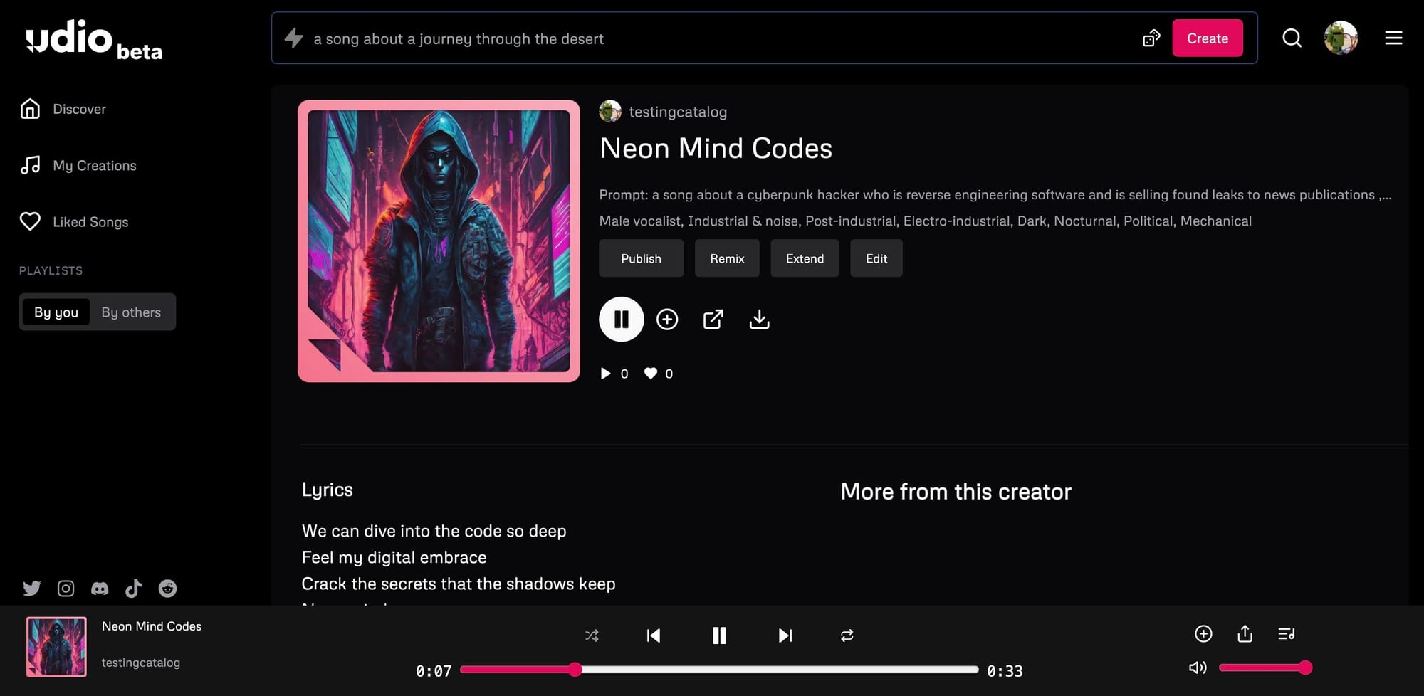 Udio Beta: New AI-powered music creation app