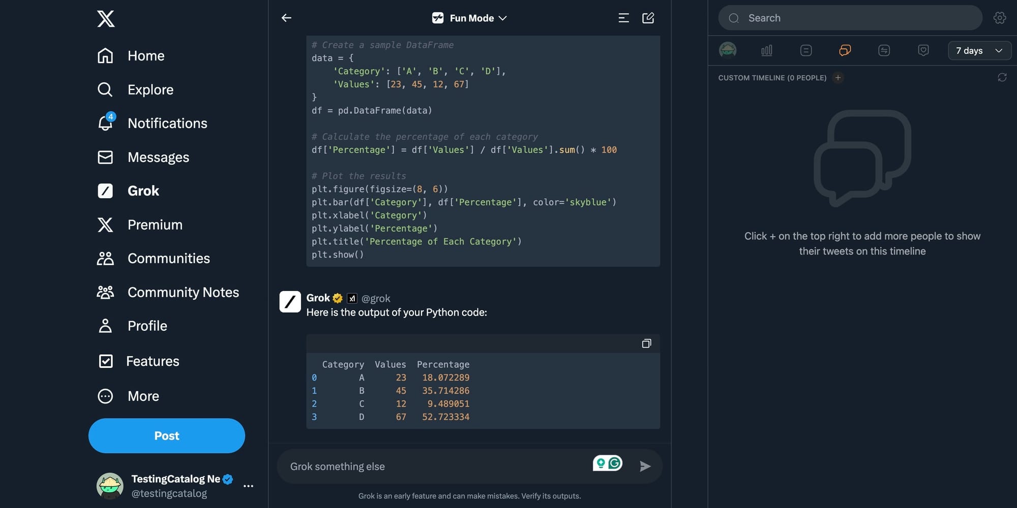 Grok 1.5 at coding