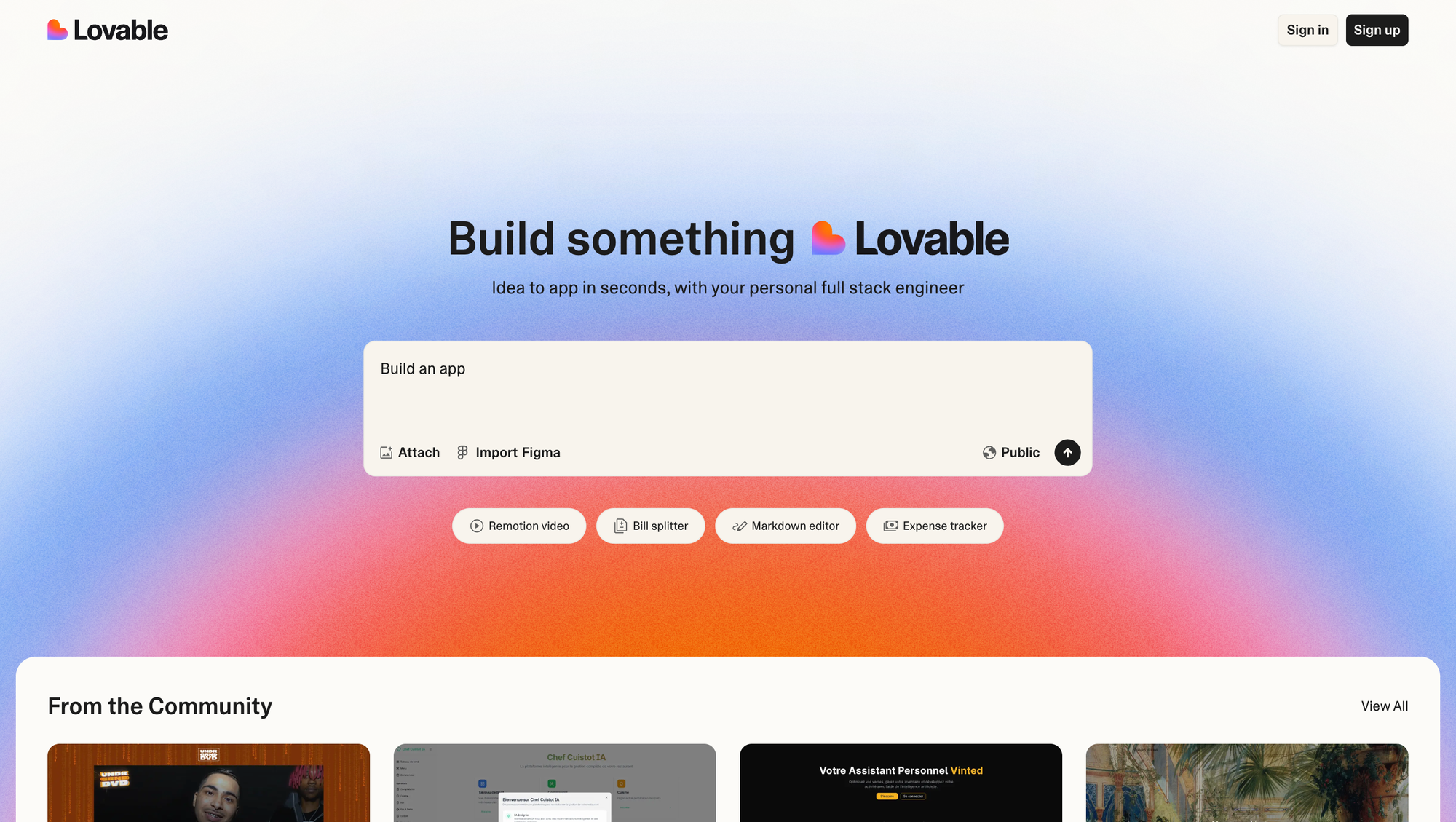 Image: Lovable