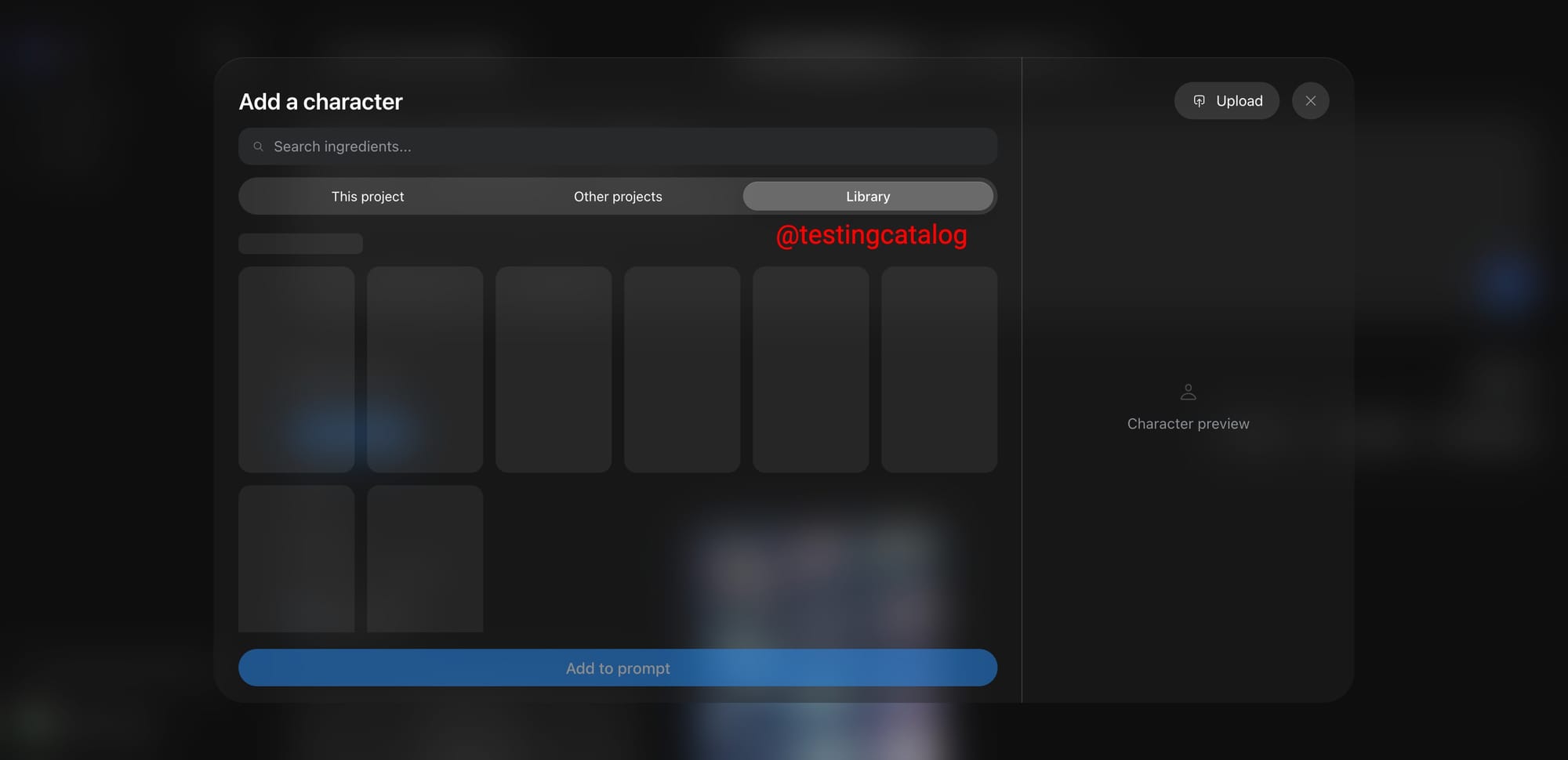 Vibes AI, shared Library (not available yet)