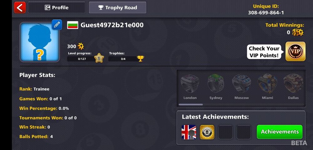 Discovering the new trophies in 8 Ball Pool version 4.7.0 beta How To Play 8 Ball Pool With Friends Without Facebook
