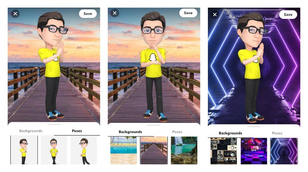 Snapchat pushed 3d Bitmoji avatars to more users on Android