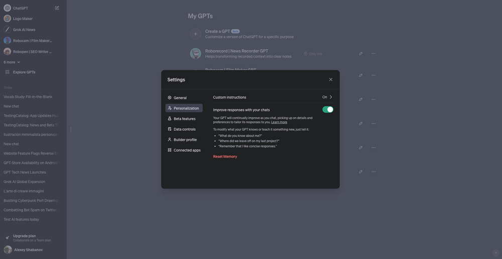 ChatGPT מתכונן לשחרור התאמה אישית עם שאלות נפוצות מעודכנות