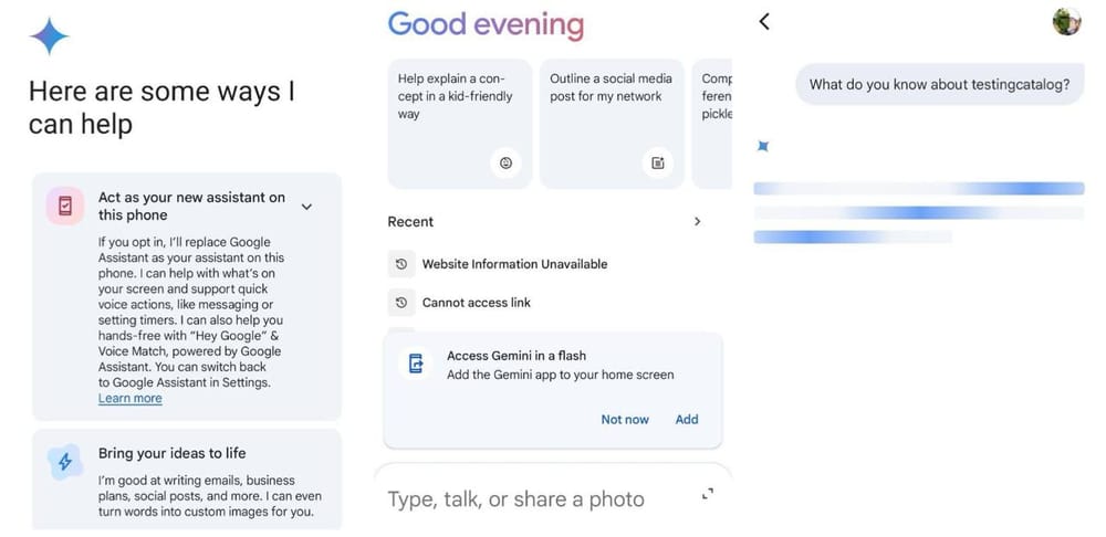 Gemini יוצאת ברחבי העולם באנדרואיד