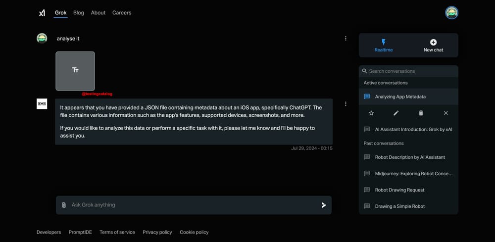 גרוק לומד לנתח קבצי טקסט עם תכונת החזון הקרובה שלו