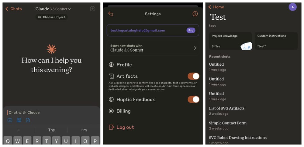 עדכון קלוד AI לנייד מביא ניווט חלק יותר, משוב הפטי ועוד