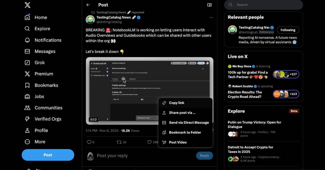 xAI משיקה תכונה המאפשרת ל-Grok לפרש הודעות X בודדות