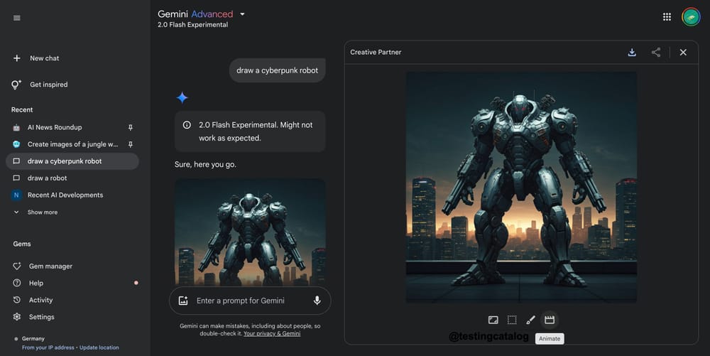 גוגל מפתחת כלים של Gemini Creative Partner לעריכת תמונות ואנימציה
