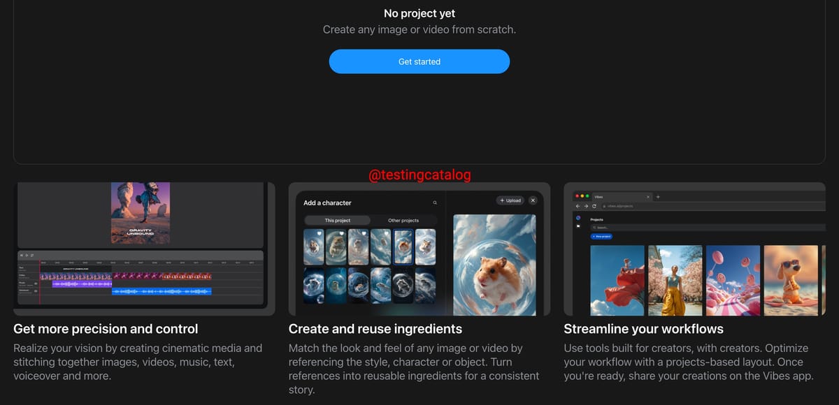 Meta tests standalone Vibes web app, new AI video creation tool