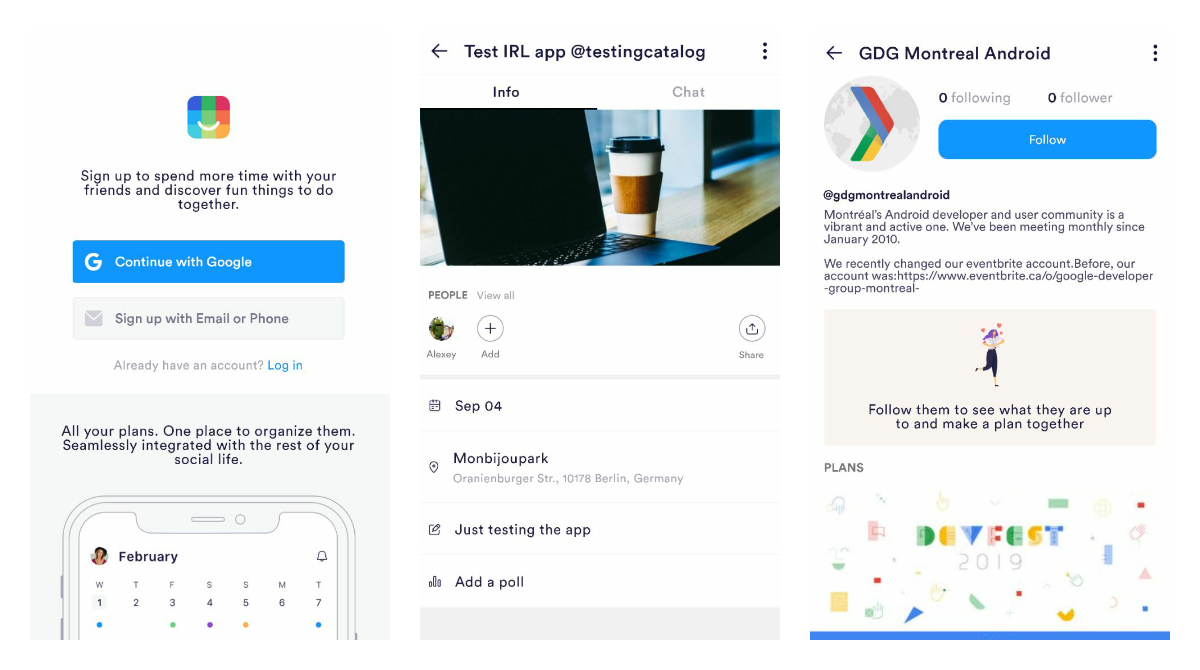 IRL - A new social app to get you out of your phone