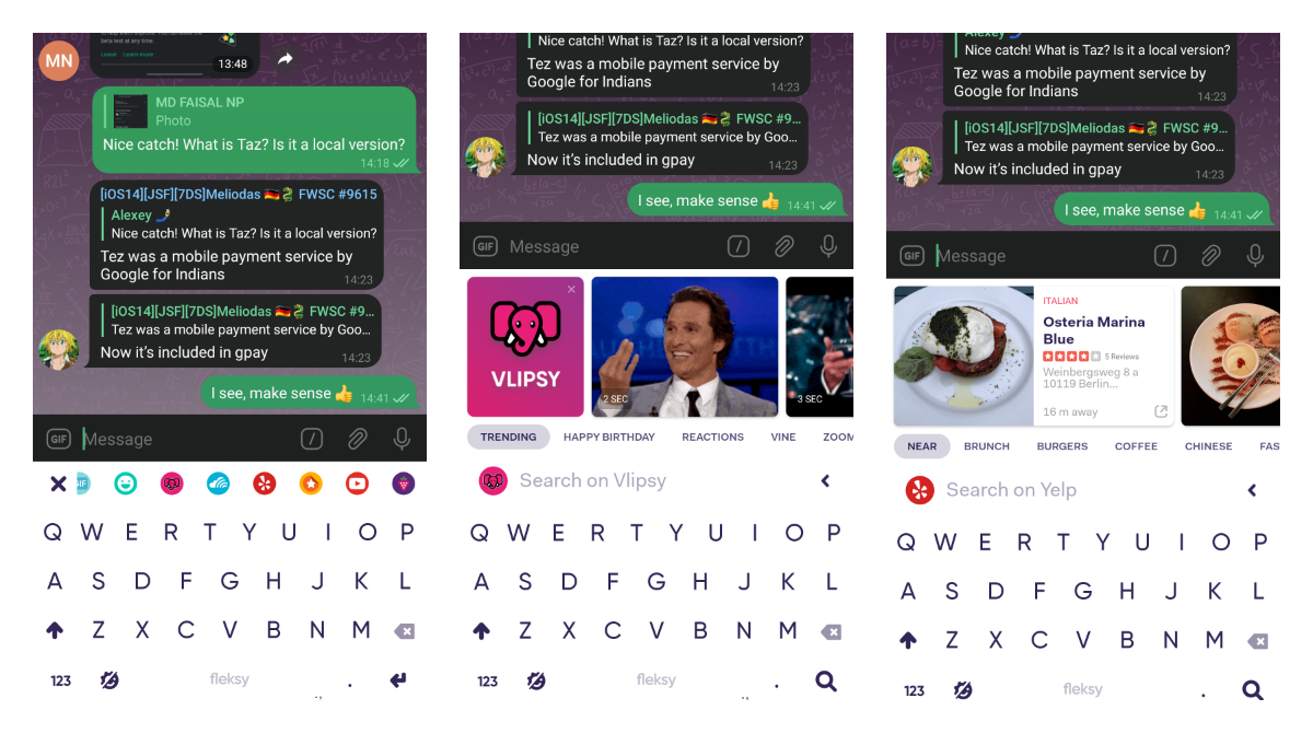 Fleksy 9.8 beta for Android brings 4 new Fleksyapps and their Felksynext smart assistant