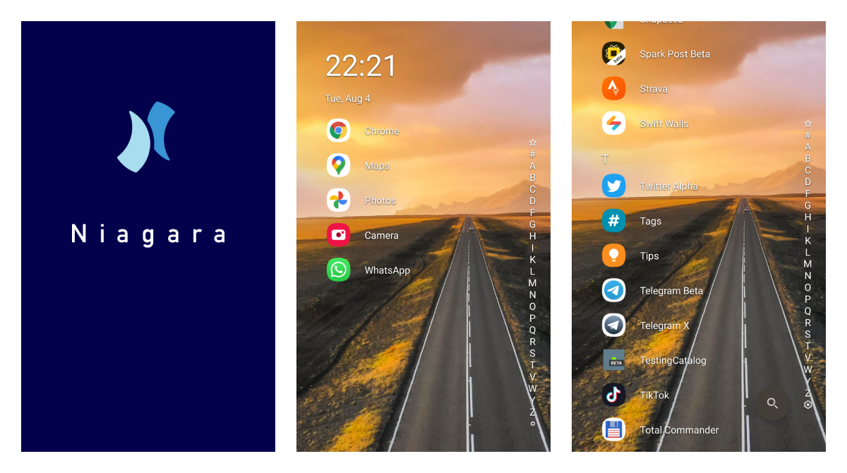 Niagara Launcher 0.8.0 alphas finally bring the long-awaited support for widgets