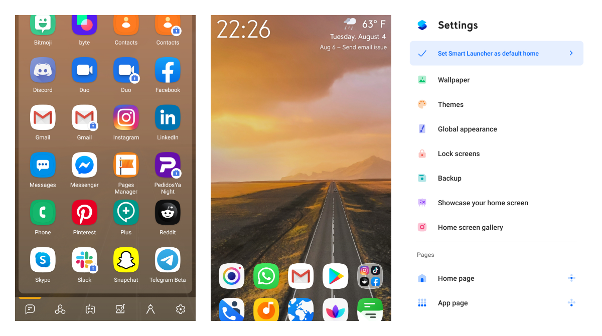 Latest Smart Launcher 5 beta brings a dark mode, AMOLED variant included as well