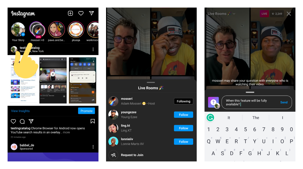 Instagram Rooms are now available for viewing on Android