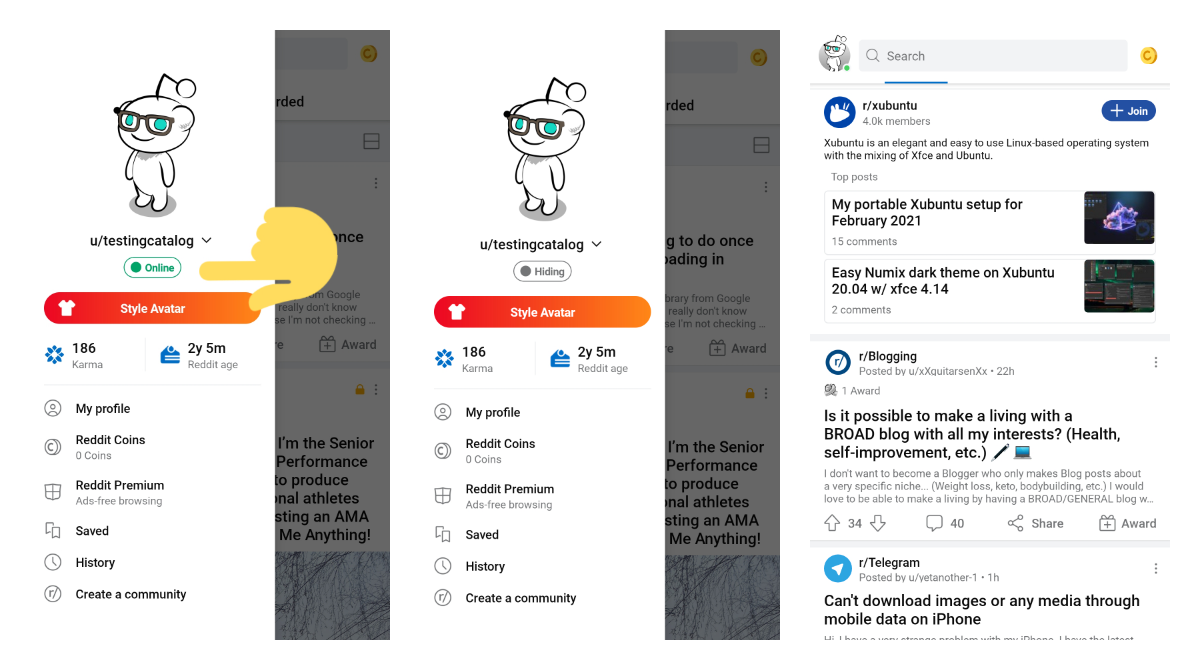 Reddit for Android rolling out Online Status feature to more users