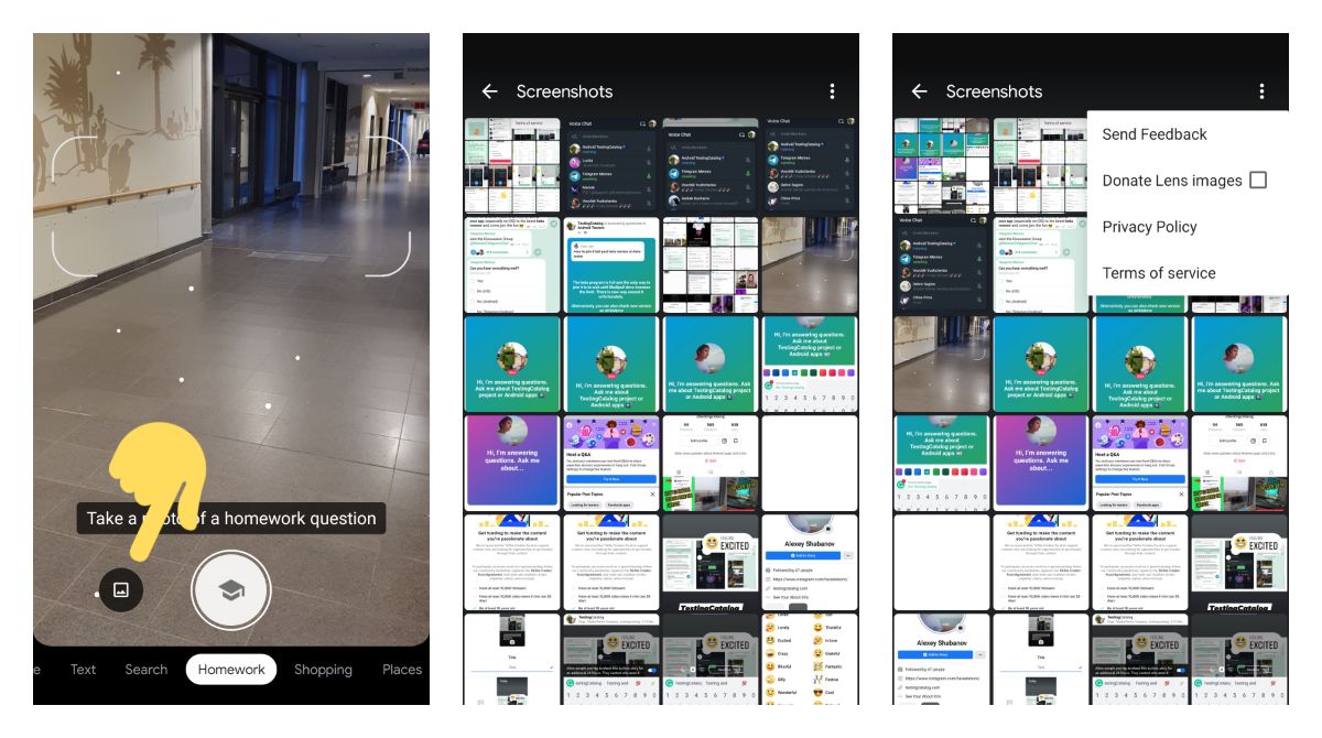 Now you can donate images to Google Lens from its new in-app image gallery