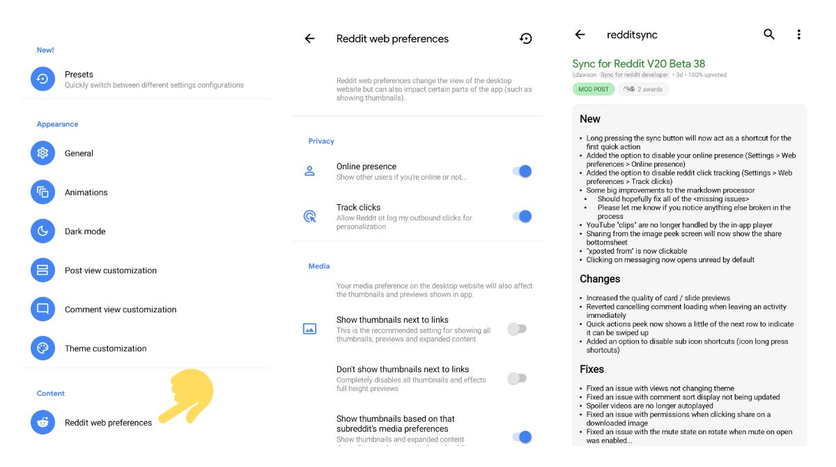 Sync for Reddit beta got new privacy-focused controls on Android