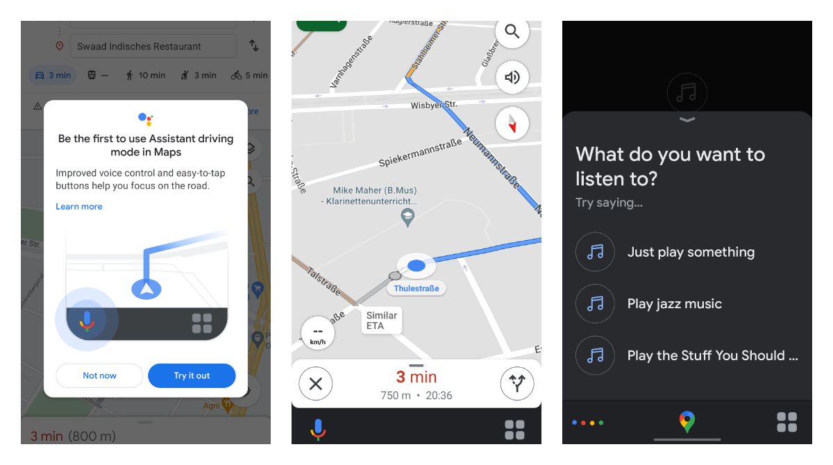 Google Maps got Assistant support rolled out to more users