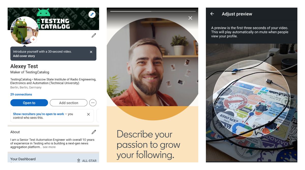 ICYMI: LinkedIn expands its cover story feature to more Android users