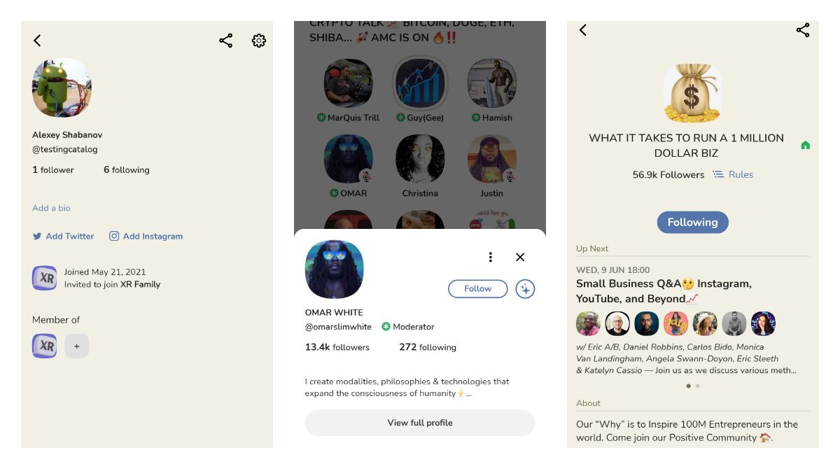 Clubhouse users can now add Instagram and Twitter handles to their profiles and do a bit more