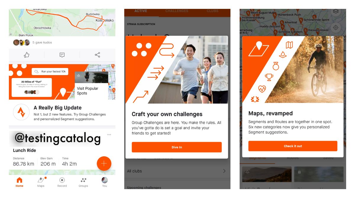 Strava users can now create free group challenges and browse personalized segments