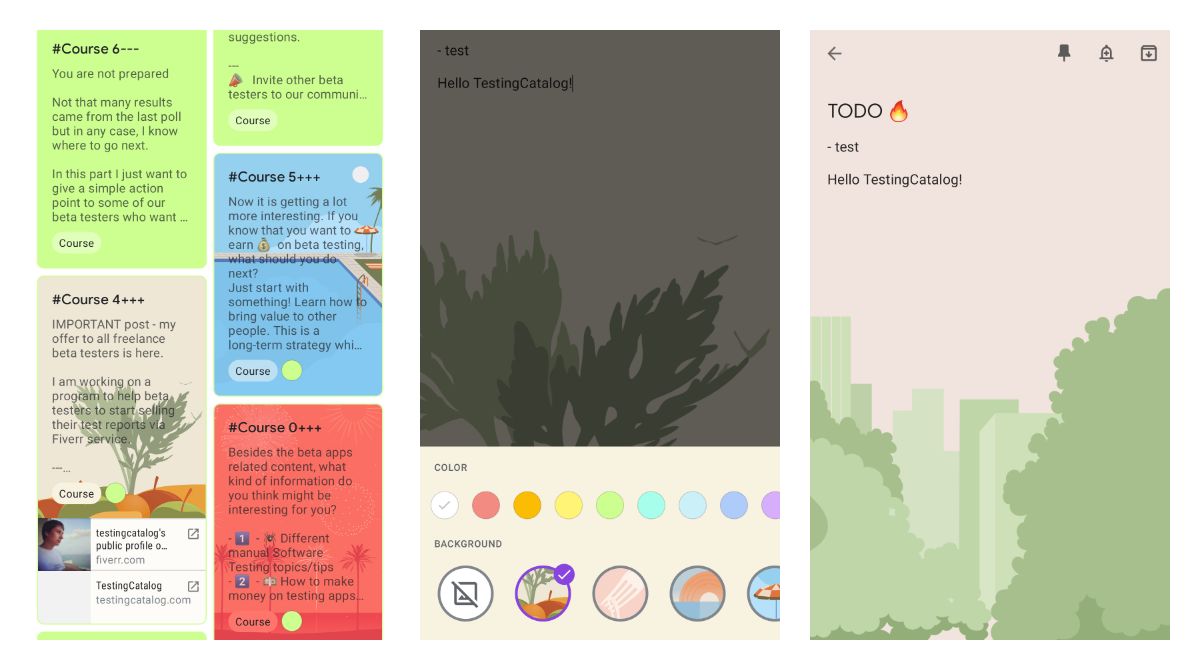 Google Keep got new background images to help you organising your notes