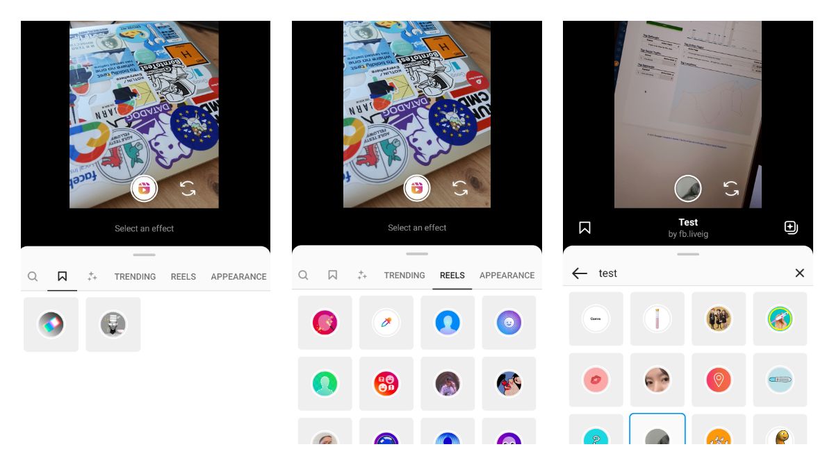 ICYMI: Instagram got a TikTok like effects grid for Reels