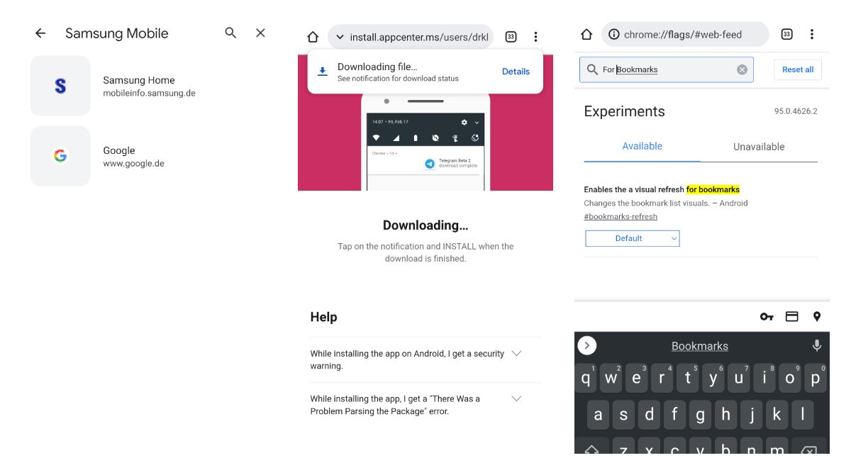 Chrome Canary is getting a refreshed Android 12 style bookmarks and a new downloading progress overlay
