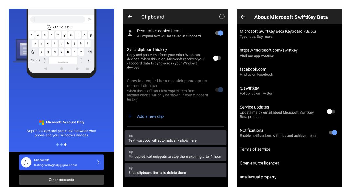 SwiftKey Keyboard beta now can sync your clipboard with other Windows devices