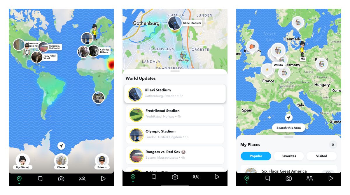 ICYMI: Snapmap shows worldwide places and stories by default so you can explore best of the best