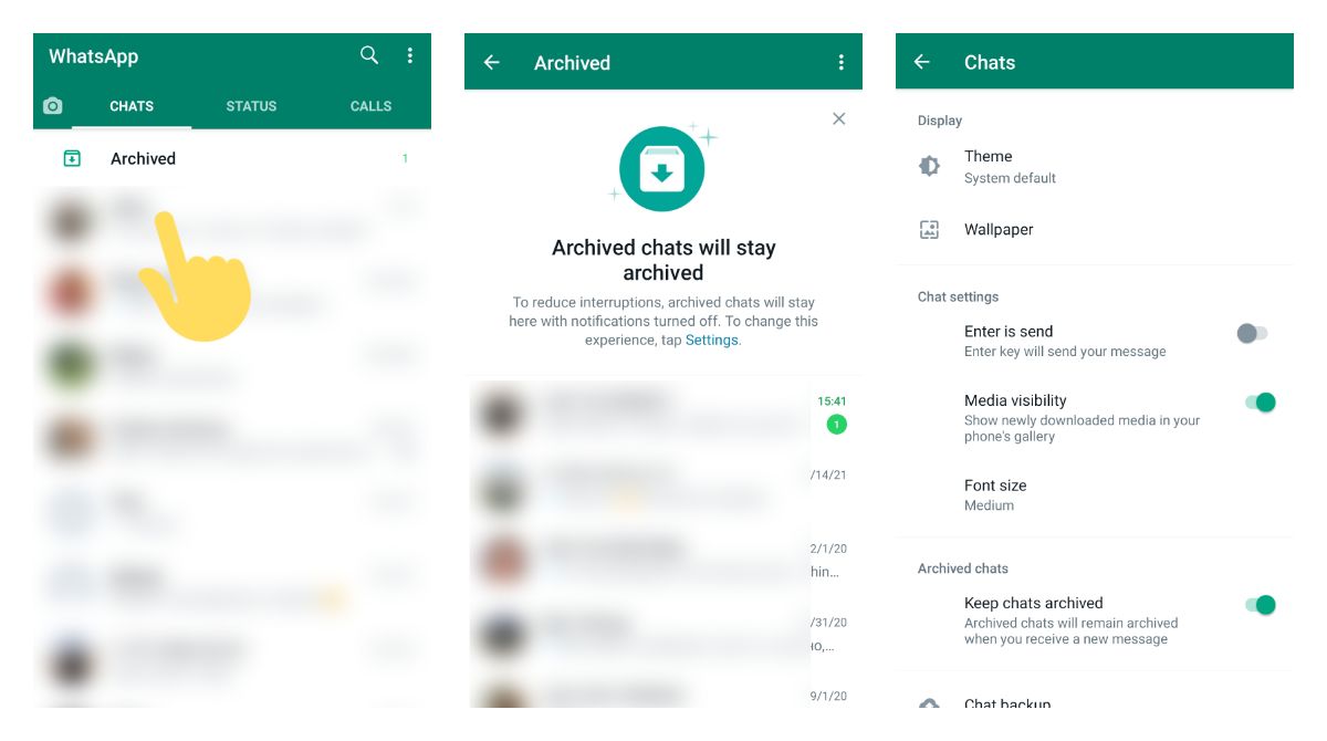 WhatsApp is pushing its redesigned Archive to more Android users