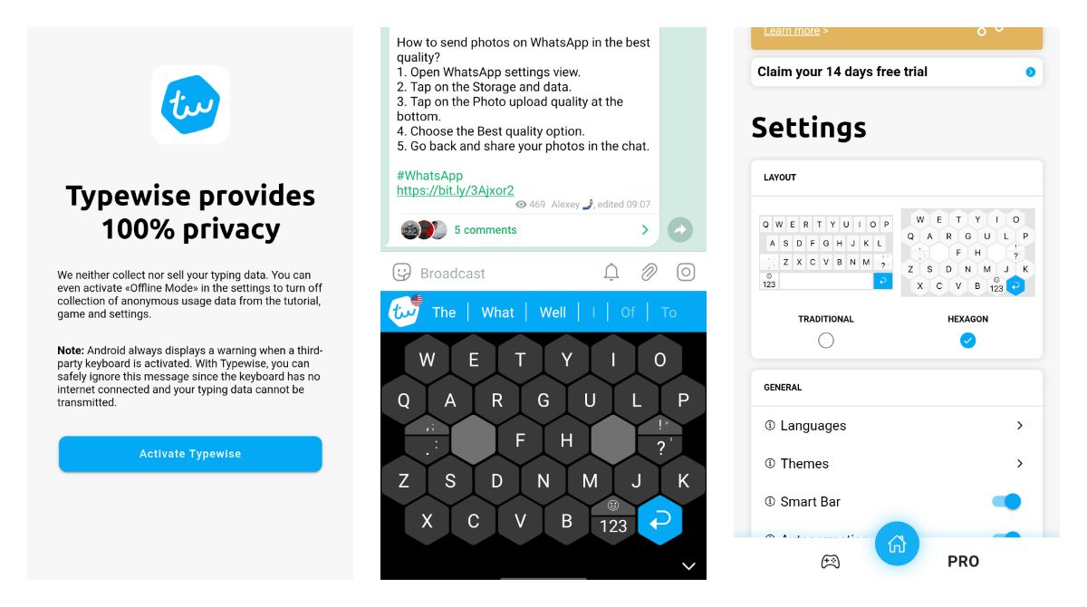 Typewise keyboard is about to get an enhanced language detection, word suggestion and more