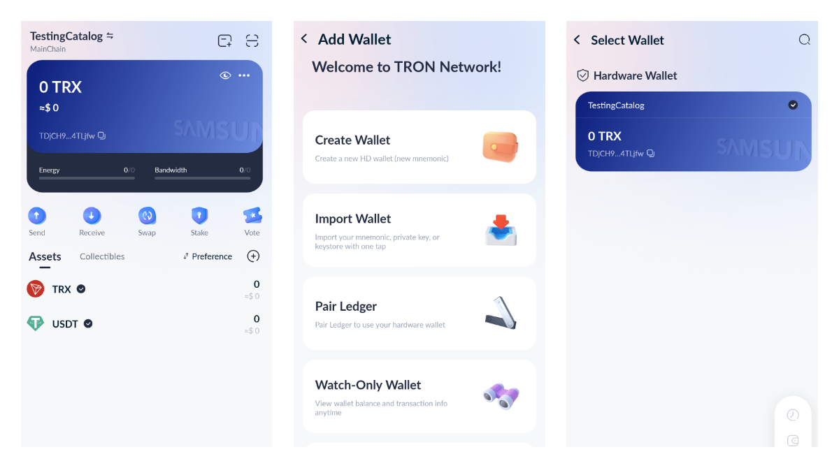 TronLink Pro wallet got UI redesign and easier ways to manage your Tron wallets
