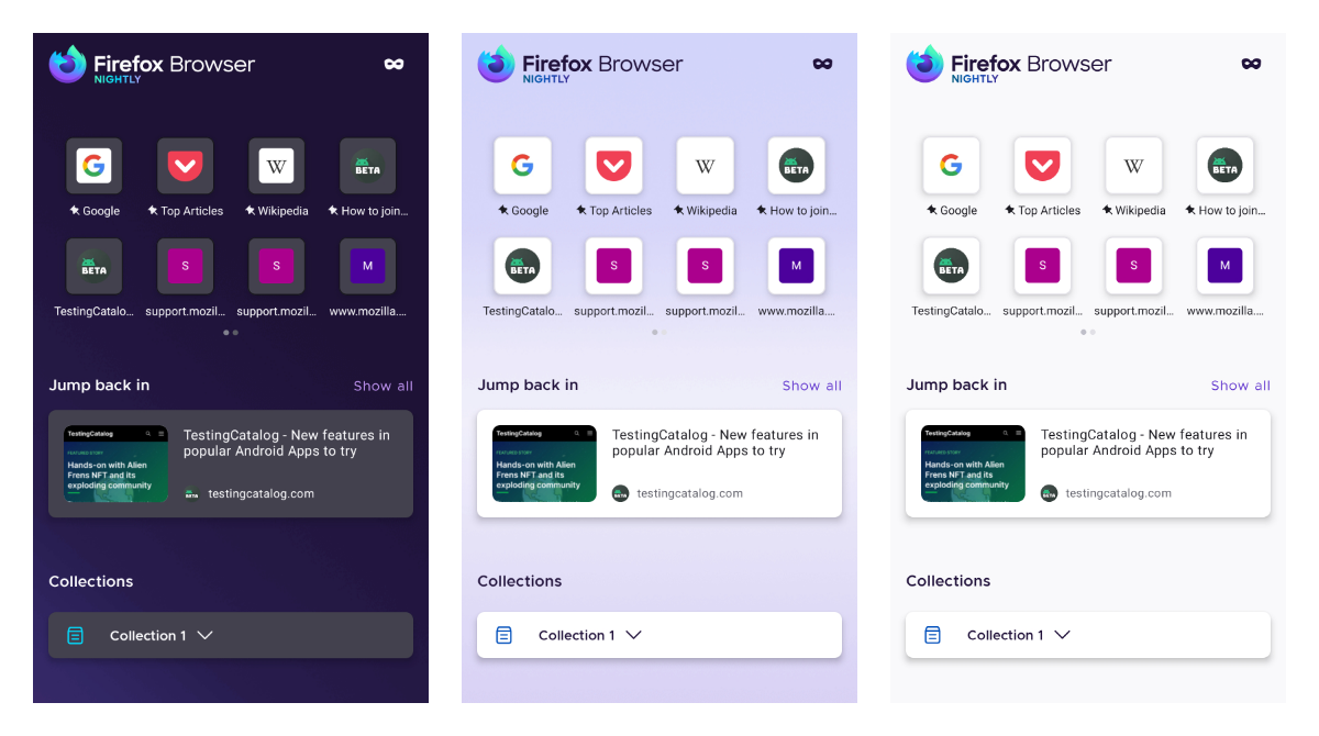 Firefox Nightly now has a way to switch themes in one tap on Android