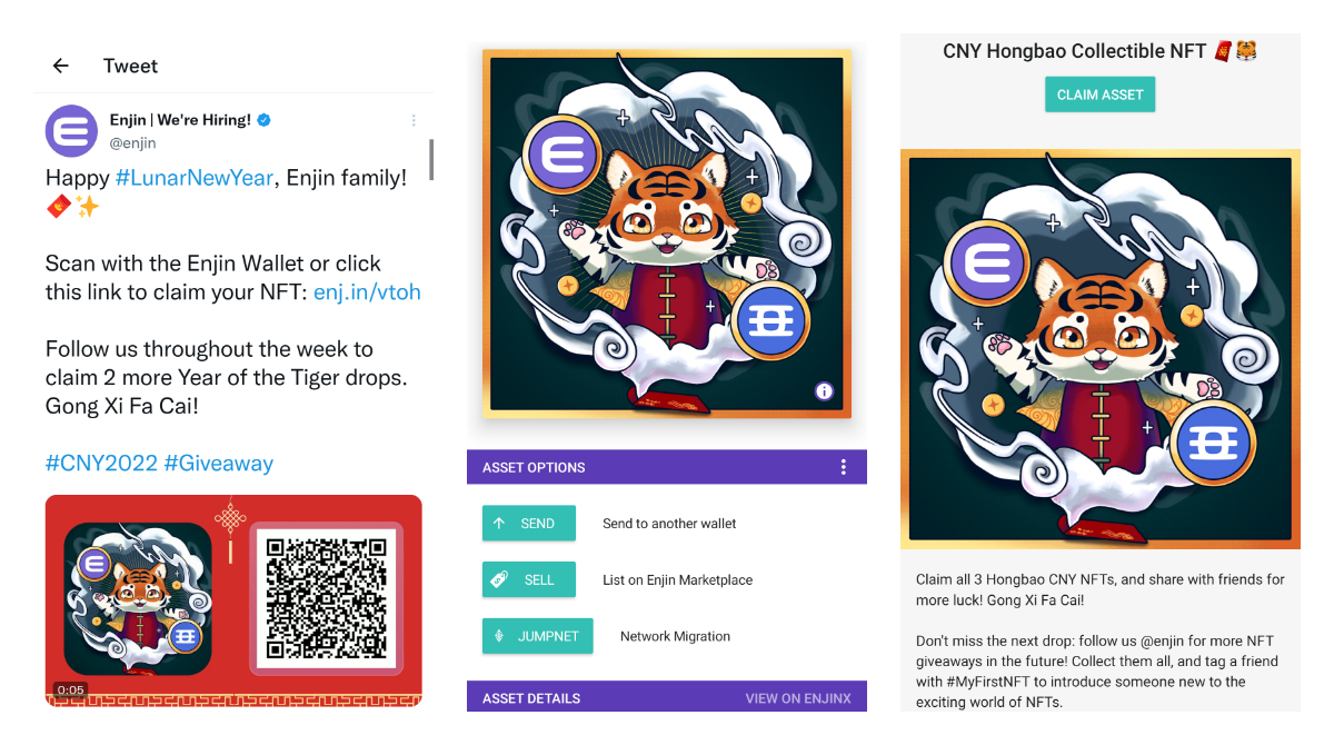 Enjin drops free NFTs for the Lunar New Year