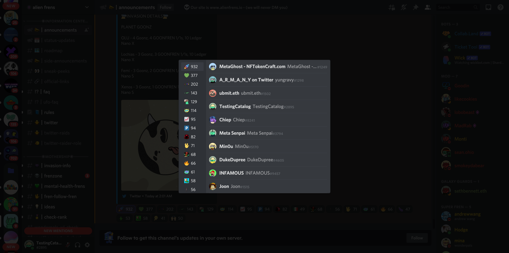 Discord got PS integration, a friends list search bar, reaction details and more on the web