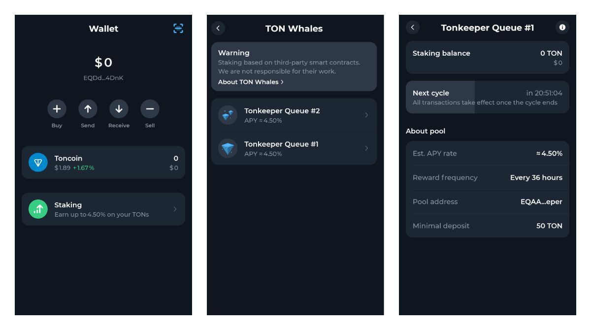 Tonkeeper Wallet for Android rolls out staking option and enhanced security features