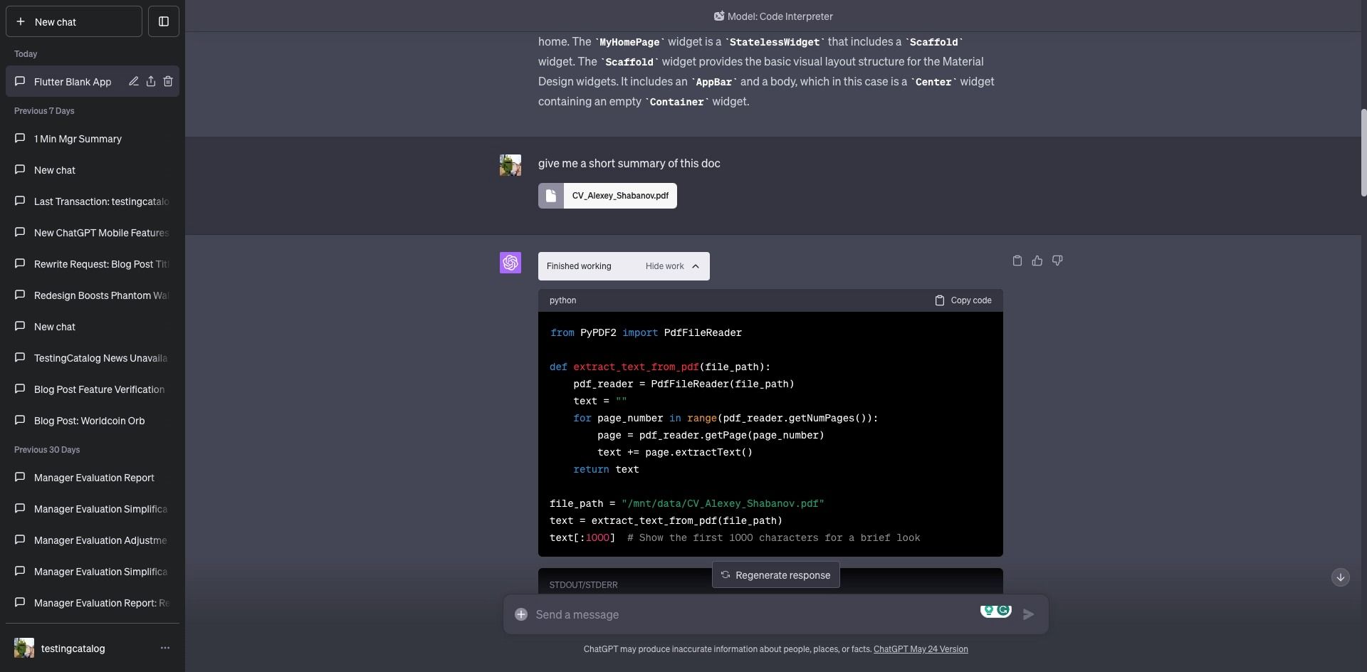 ChatGPT's new feature, code interpreter, is now available to all plus subscribers