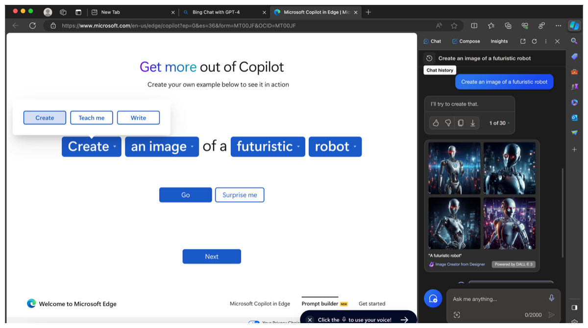 ICYMI: Edge browser streamlines AI interactions with new Prompt Builder UI