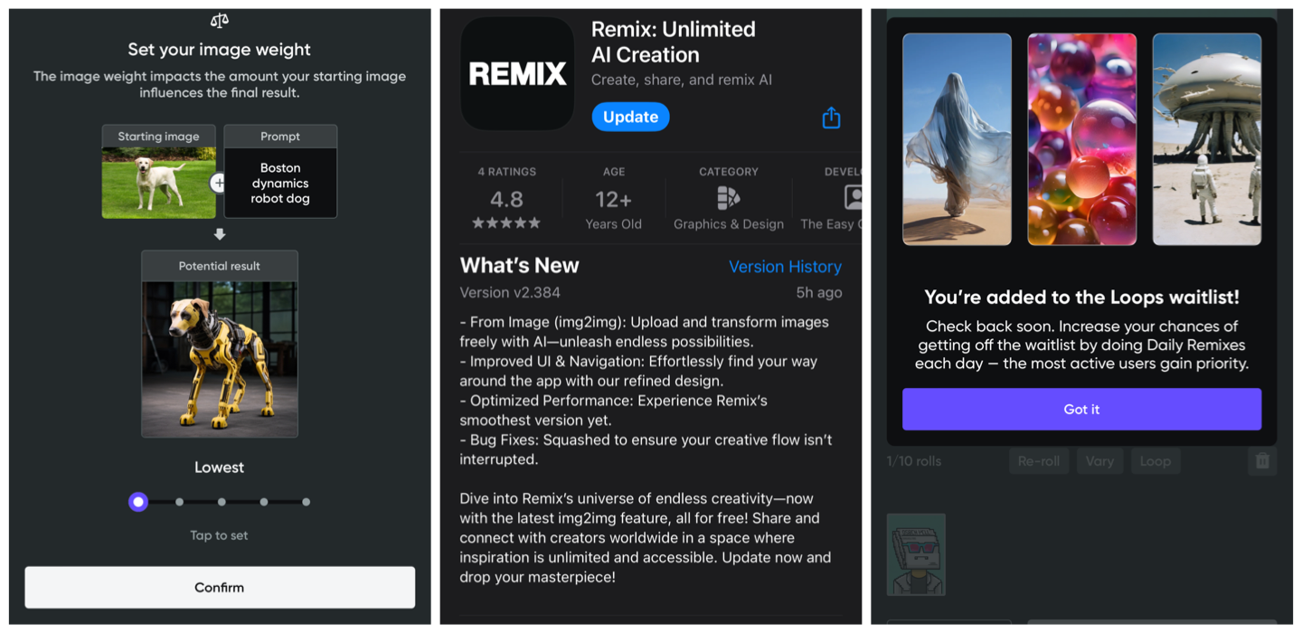 ICYMI: Remix rolls out image weight setting and looping animations in latest update