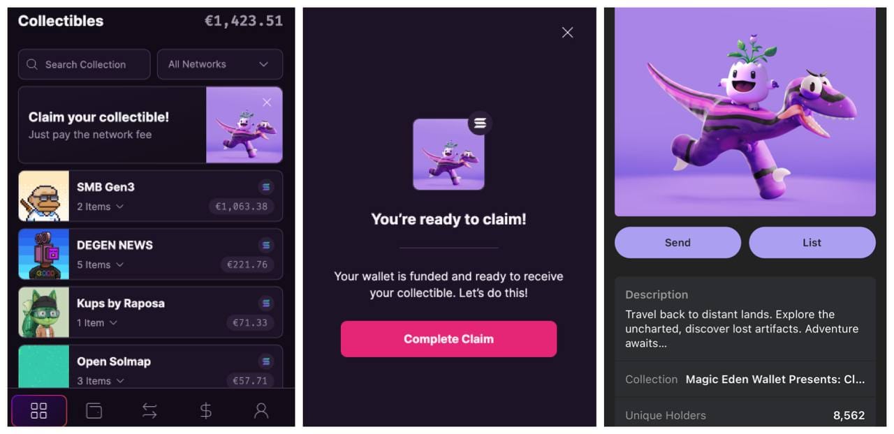 ICYMI: Magic Eden wallet introduces NFT minting feature, with a free Claynosaurz drop