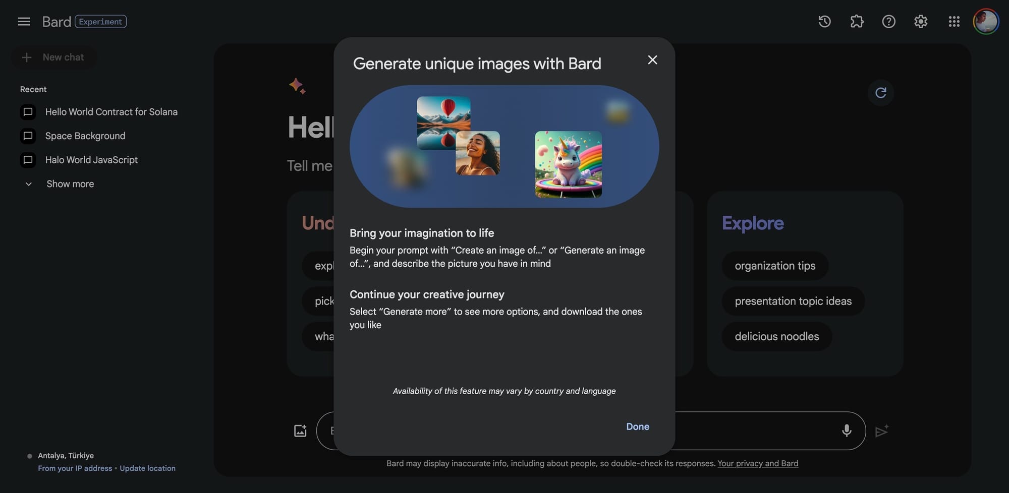 Google Bard now lets you effortlessly generate images