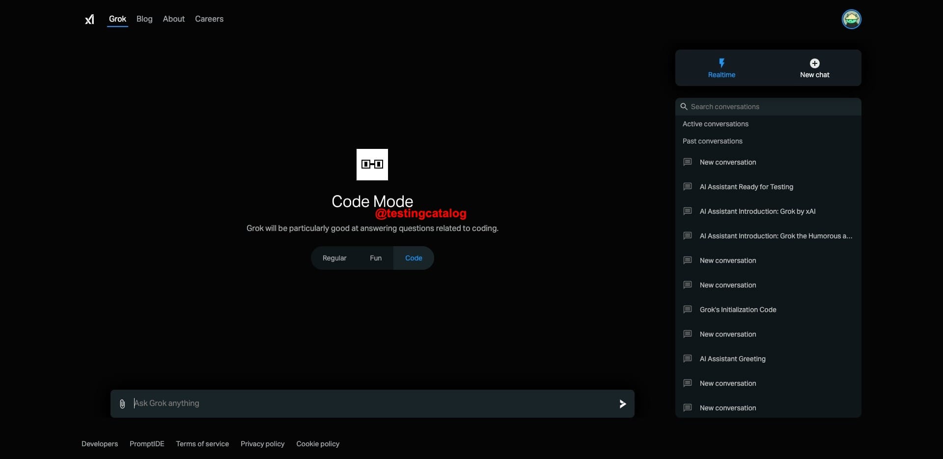 Grok code