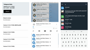 Telegram got an improved audiobooks and podcasts player, media search in the share tab and more