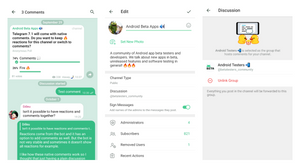 How to enable native comments in Telegram channel