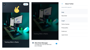 [Update: reverted] Twitter alpha for Android allows users to enable or disable DMs from Fleets