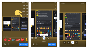 How to make animated stories on Facebook App for Android