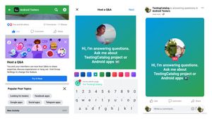 Facebook promotes starting Q&A sessions to group admins on Android